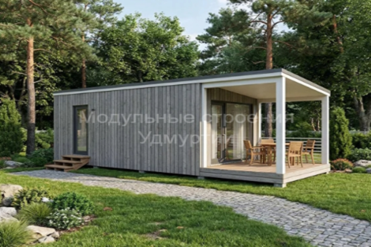 Модульный дом Д-75 каркасный