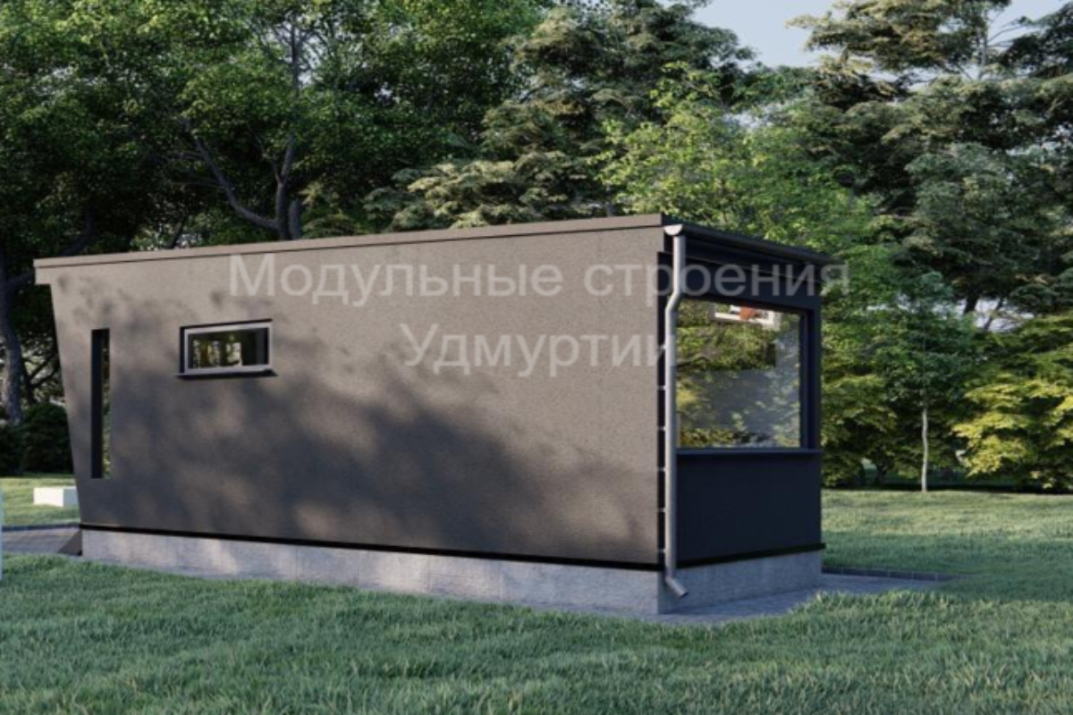 Модульный дом Д-87 каркасный